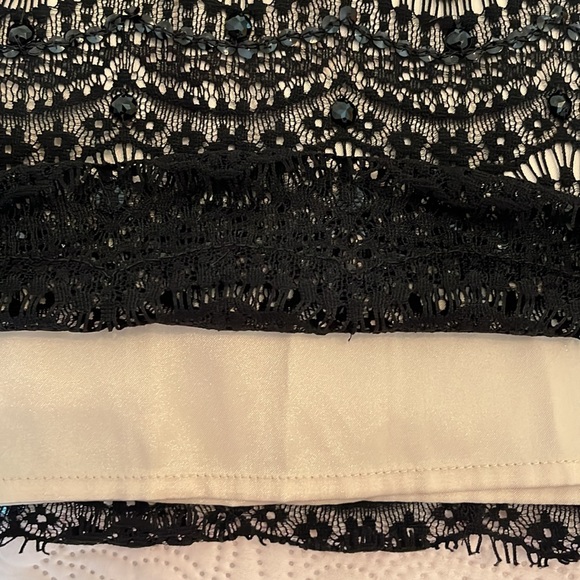 Ann Taylor Lace Sequin Pencil Skirt - Picture 7 of 8